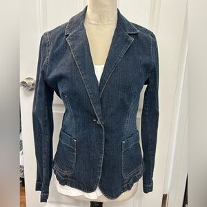 NY & Company Denim Blazer